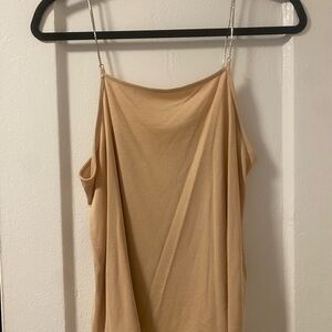 Elegant Tan Women's Top